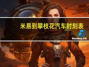 米易到攀枝花汽车时刻表