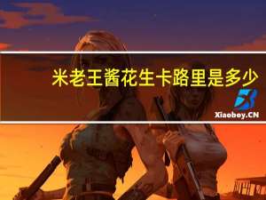 米老王 酱花生卡路里是多少