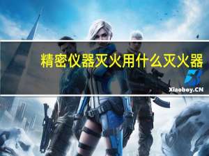 精密仪器灭火用什么灭火器