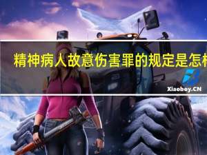 精神病人故意伤害罪的规定是怎样的