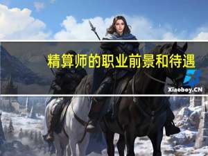 精算师的职业前景和待遇
