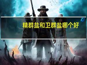 精群盐和卫群盐哪个好