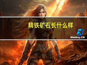 精铁矿石长什么样（精铁矿石有什么用）