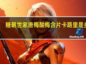 糖朝世家 唐梅酸梅含片卡路里是多少