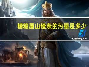 糖糖屋 山楂条的热量是多少