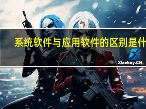 系统软件与应用软件的区别是什么（系统软件和应用软件的区别）