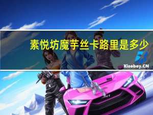 素悦坊 魔芋丝卡路里是多少