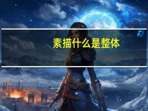 素描什么是整体
