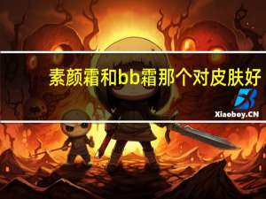 素颜霜和bb霜那个对皮肤好