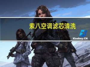 索八空调滤芯清洗