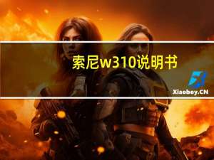 索尼w310说明书（索尼w310）
