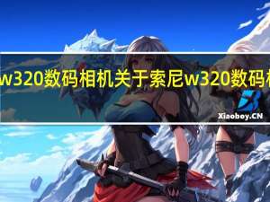 索尼w320数码相机 关于索尼w320数码相机的介绍