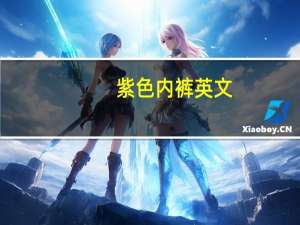 紫色内裤英文（紫色内裤）