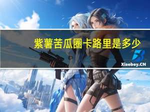 紫薯苦瓜圈卡路里是多少