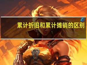 累计折旧和累计摊销的区别