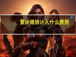 累计摊销计入什么费用