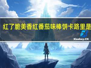 红了 脆美香红番茄味棒饼卡路里是多少