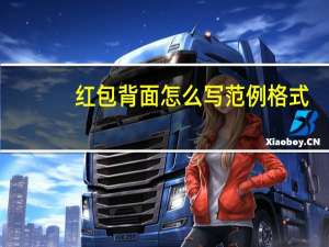 红包背面怎么写范例 格式（结婚红包背面怎么写范例图）