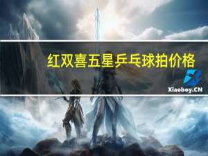 红双喜五星乒乓球拍价格