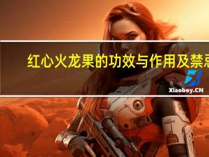 红心火龙果的功效与作用及禁忌（白心火龙果的功效与作用）