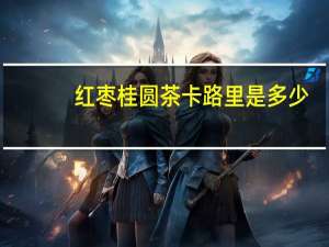 红枣桂圆茶卡路里是多少