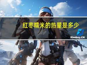 红枣糯米的热量是多少