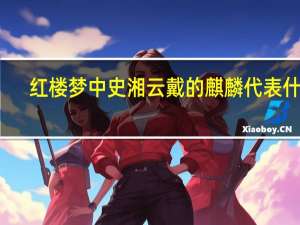红楼梦中史湘云戴的麒麟代表什么
