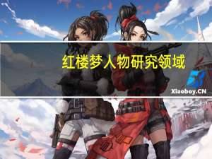 红楼梦人物研究领域