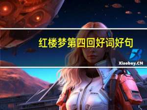 红楼梦第四回好词好句