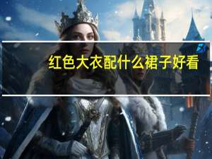 红色大衣配什么裙子好看