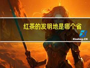 红茶的发明地是哪个省