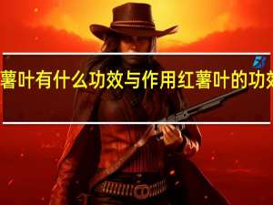 红薯叶有什么功效与作用 红薯叶的功效有哪些