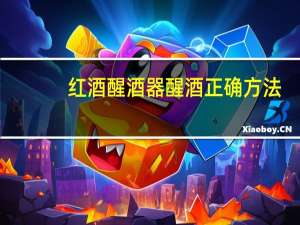 红酒醒酒器醒酒正确方法