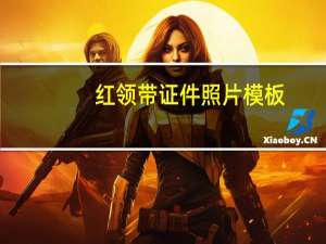 红领带证件照片模板（红领带证件照）