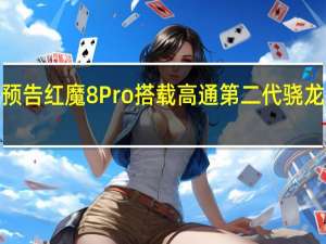 红魔预告红魔8Pro搭载高通第二代骁龙8移动平台