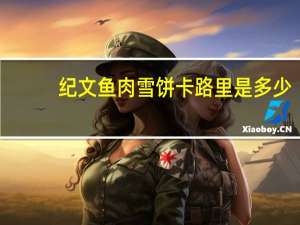 纪文 鱼肉雪饼卡路里是多少