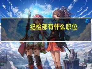 纪检部有什么职位