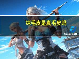 纯毛皮是真毛皮吗