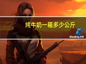 纯牛奶一箱多少公斤