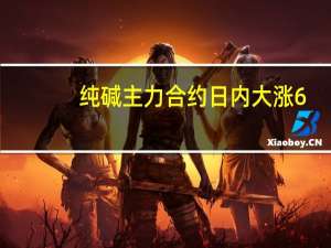 纯碱主力合约日内大涨6.00%现报2003.00元/吨