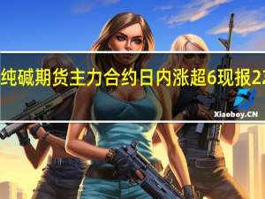 纯碱期货主力合约日内涨超6%现报2213元/吨