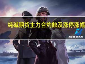 纯碱期货主力合约触及涨停涨幅10.04%报2126元/吨本周迄今累计涨近20%