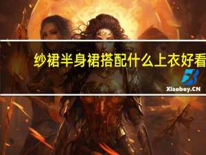 纱裙半身裙搭配什么上衣好看