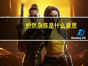 纷然杂陈是什么意思