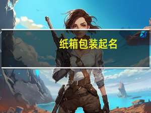 纸箱包装起名