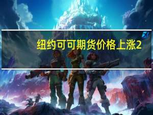 纽约可可期货价格上涨2.3%达到1979年以来的最高水平