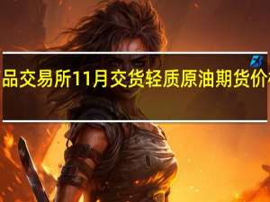 纽约商品交易所11月交货轻质原油期货价格累计上涨0.84%