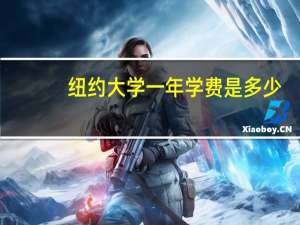 纽约大学一年学费是多少