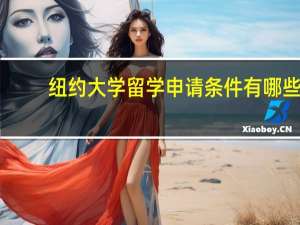 纽约大学留学申请条件有哪些