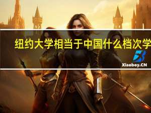 纽约大学相当于中国什么档次学校